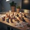 100PCS Paper Cats Origami, Paper Cats, Origami Cats DIY Origami Paper Craft Kit with 50 Sheets to Fold Cute Cat and Dog Figures, Perfect for Desk Decoration, Home Ornament, and Gift for Animal Lovers
